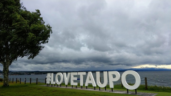 #LoveTaupo sign