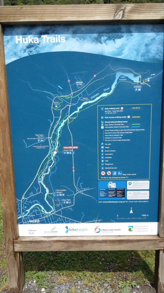 Huka Trails map